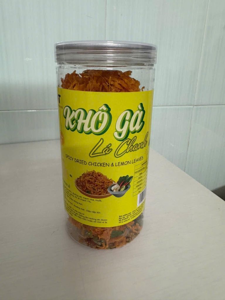 KHÔ GÀ LÁ CHANH 300G (MT)