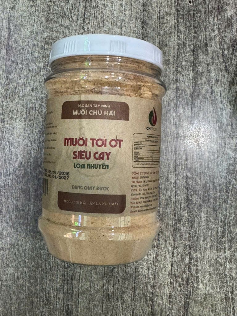 MUỐI NHUYỄN SIÊU CAY CHÚ HẢI 350g