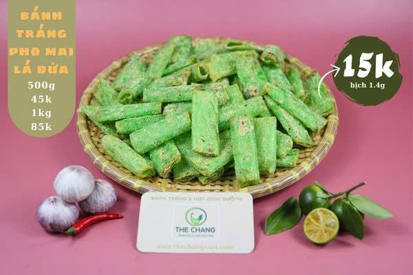 ỐNG PHÔ MAI LÁ DỨA