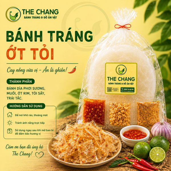 BÁNH TRÁNG ỚT TỎI