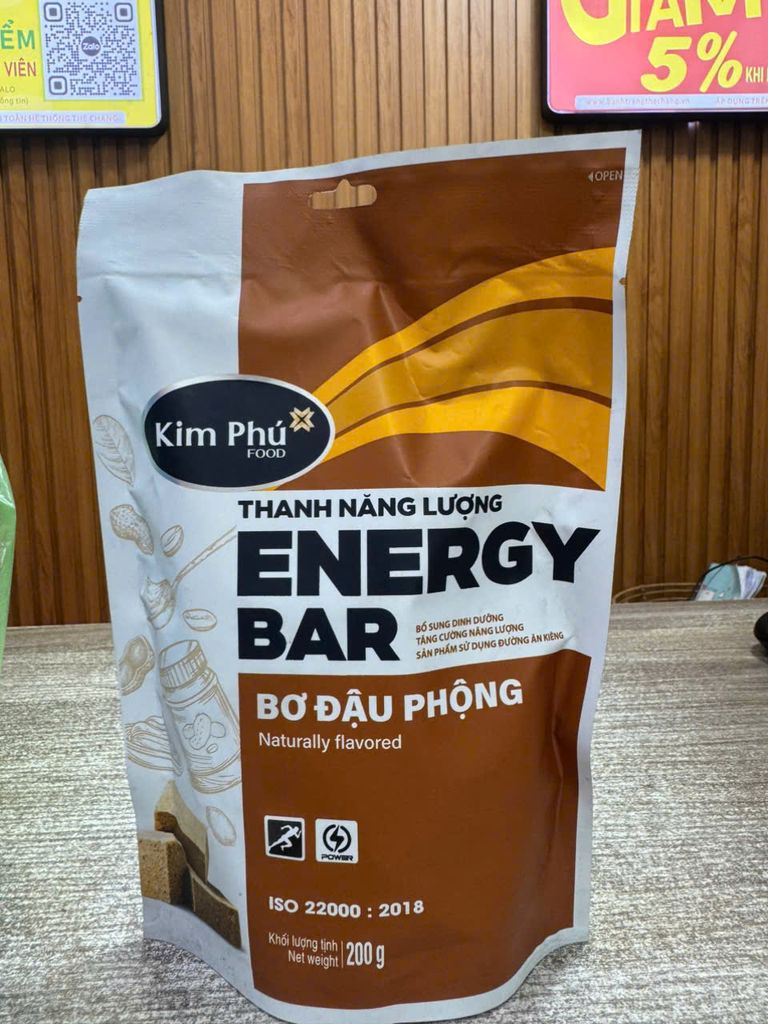 Thanh Hạt Năng Lượng Bơ Đậu Phộng