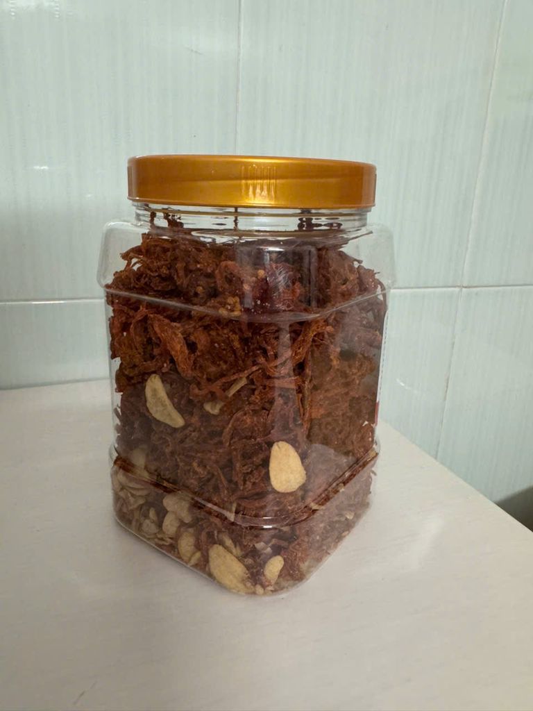 KHÔ HEO CHÁY TỎI 500G (MT)