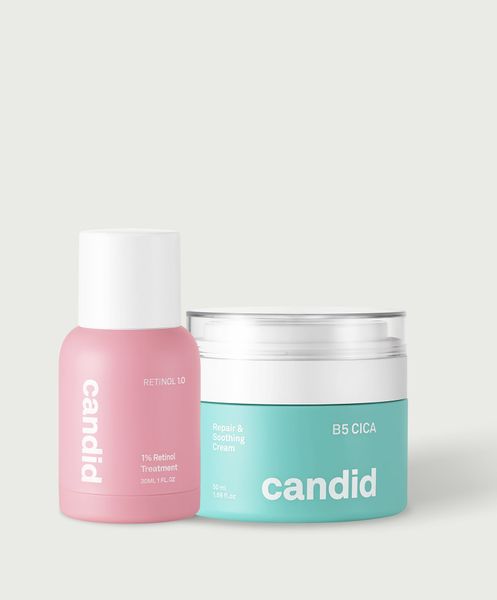 Combo Retinol 1.0% và Kem dưỡng B5 Cica