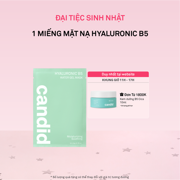 Mặt Nạ Dưỡng Ẩm Da Hyaluronic B5 1 Miếng