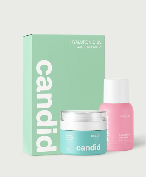 Combo Retinol 0.5% & Mặt nạ Hyaluronic B5 10 miếng & Kem dưỡng B5 Cica
