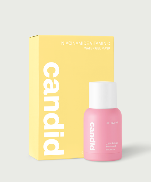 Combo Retinol 0.5% và Mặt nạ Niacinamide Vitamin C 10 miếng