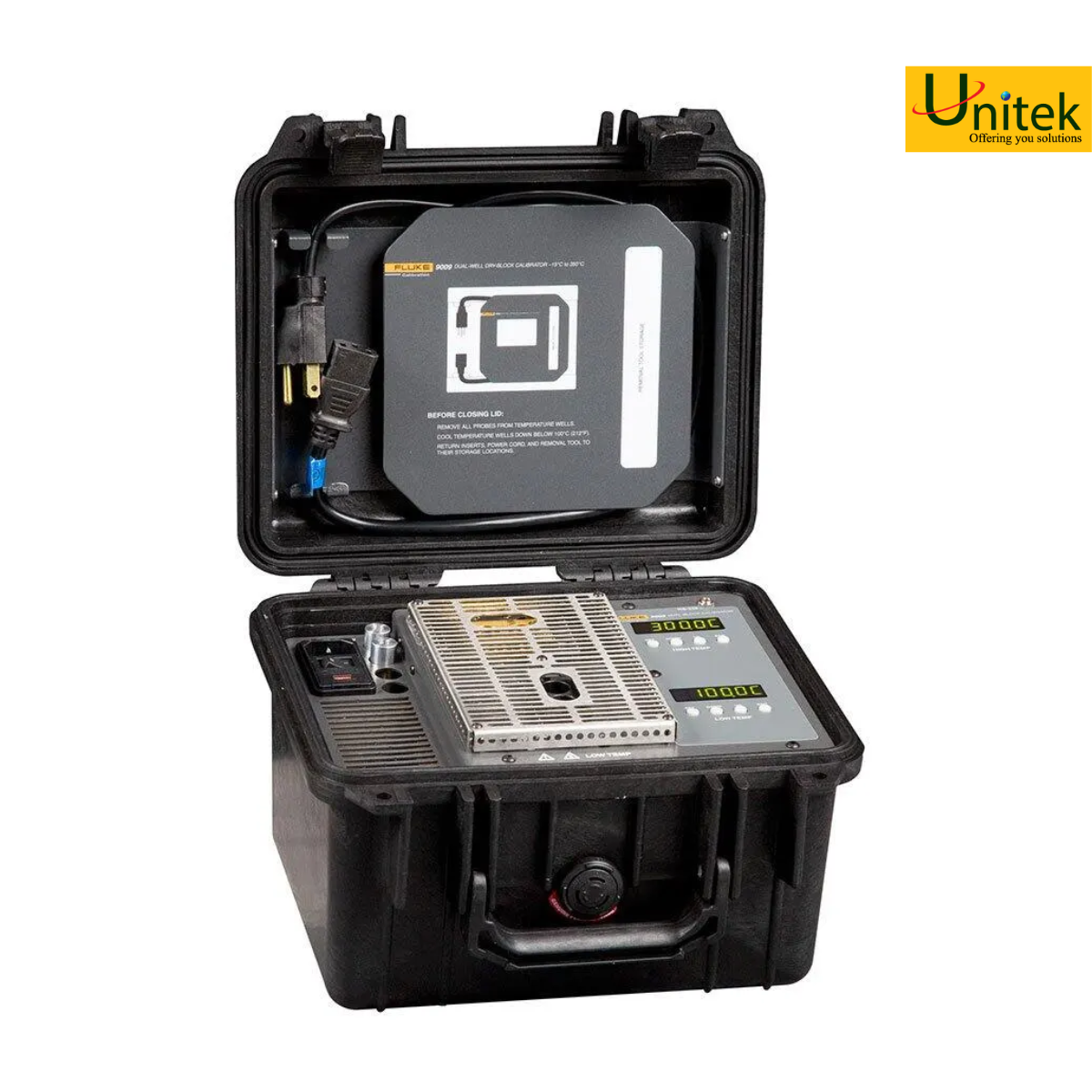 Fluke 9009 - Lò hiệu chuẩn Nhiệt độ khô 2 khối di động