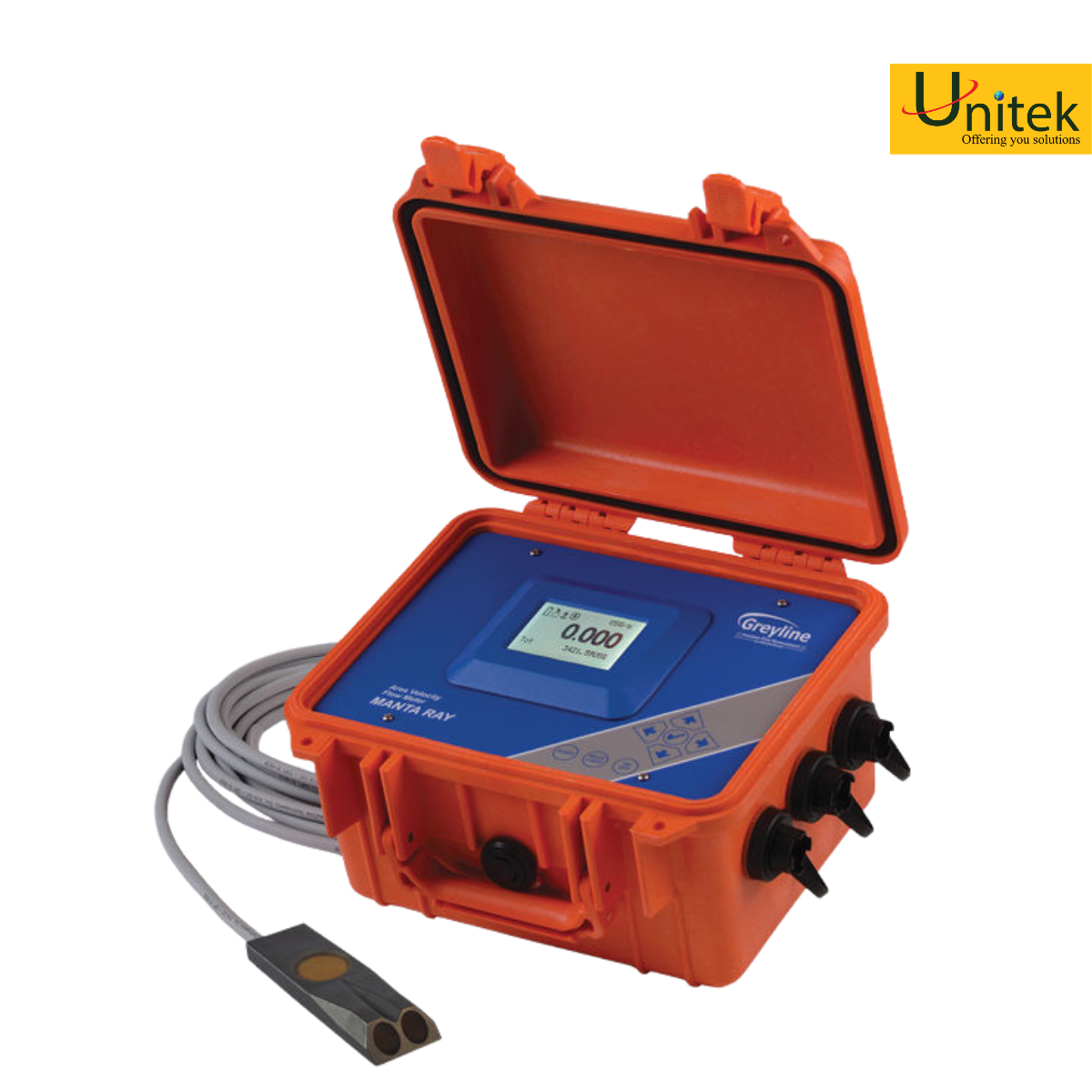 Máy đo Lưu lượng trong Kênh hở cầm tay Micronics MantaRay