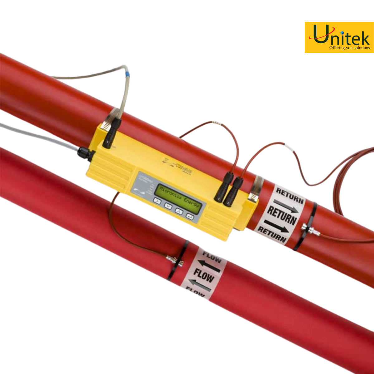 Máy đo Năng lượng nhiệt siêu âm kẹp ngoài Micronics U1000MKII-HM