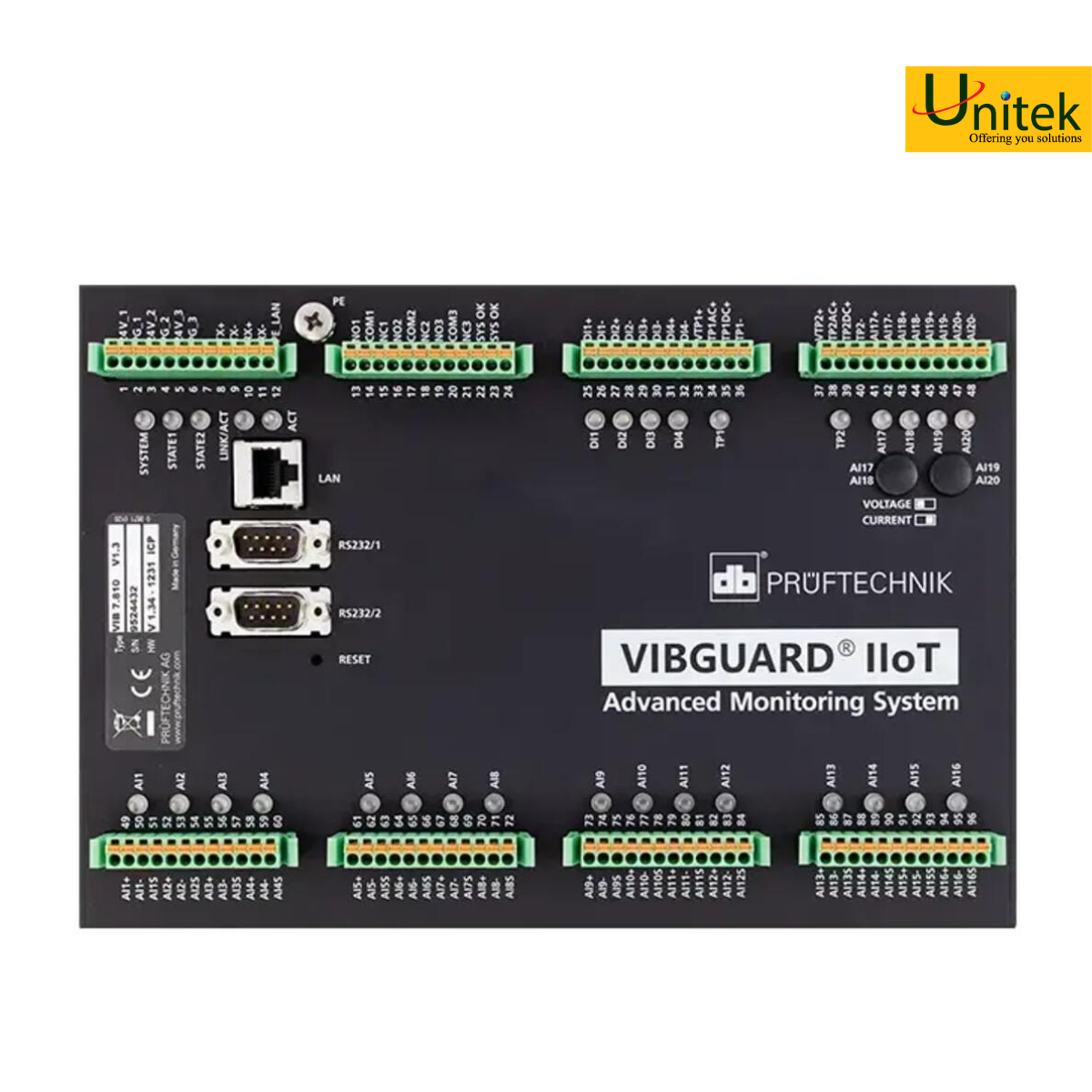 Hệ thống Giám sát Tình trạng online Fluke VIBGUARD® IIoT