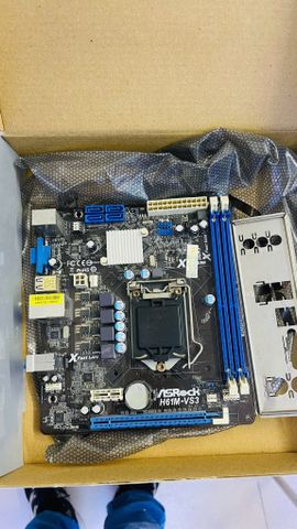 Mainboard - Bo mạch chủ Asrock h61cũ bh 01 tháng