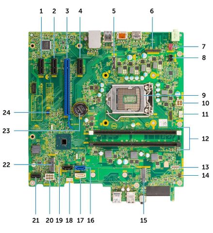 Mainboard Dell Optiplex 3060 sff socket 1151 Bh 06 Tháng