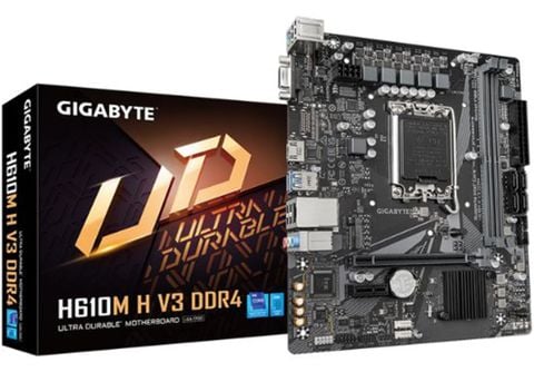 Mainboard Gigabyte H610M H V3 DDR4 (Intel H610/ Socket 1700/ 2 khe ram) Bh 36 Tháng