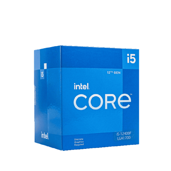 CPU Intel Core i5 12400F (Intel LGA1700 - 6 Core - 12 Thread - Base 2.5Ghz - Turbo 4.4Ghz - Cache 18MB - No iGPU) Bh 36 Tháng