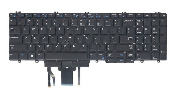 Bàn phím laptop Dell Precision 7530 7730   7540 7740 M7530 M7730  Bh 06 tháng