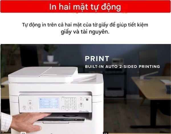 Máy đa chức năng Canon imageCLASS MF289dw ( In, Scan, Copy, Fax, WiFi, Duplex )