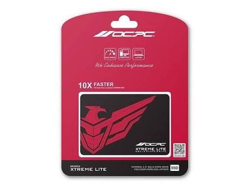 Ổ SSD OCPC XTL-200 256GB - SSD25S3T256GLT (SATA3/ 2.5Inch/ 510MB/s/ 450MB/s)