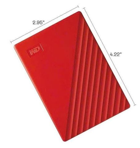 Ổ cứng di động HDD 1TB WD My PassPort WDBYVG0010BRD-WESN (Đỏ)