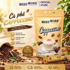 Bịch cà phê hòa tan Capuccino Meet More (50 gói x 18g)