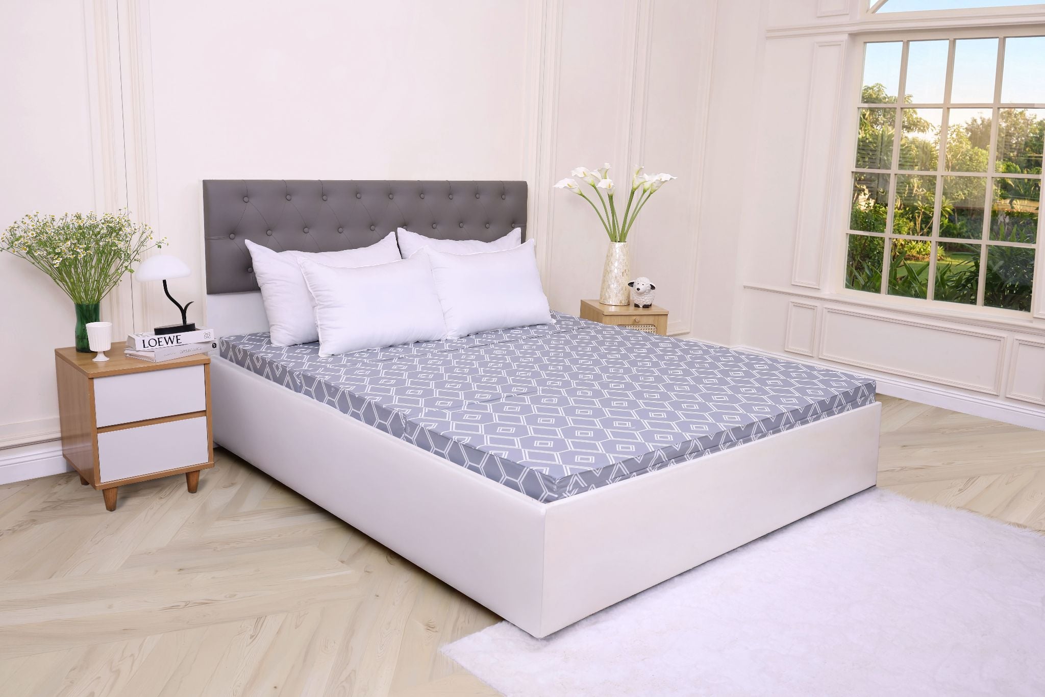  Đệm bông tinh khiết Cool Fiber SH_DC25 507 