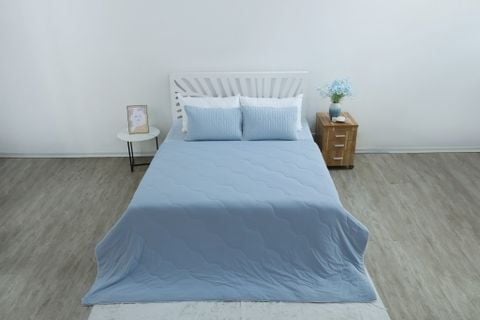  Chăn xuân thu CM CLS - Xanh Xám 