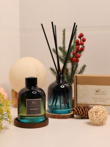  [Quà tặng doanh nghiệp] [Quà giáng sinh NOEN lễ tết] Bộ khuếch tán - que xông tinh dầu PEAR & PREESIA thơm phòng OKING 200ml 