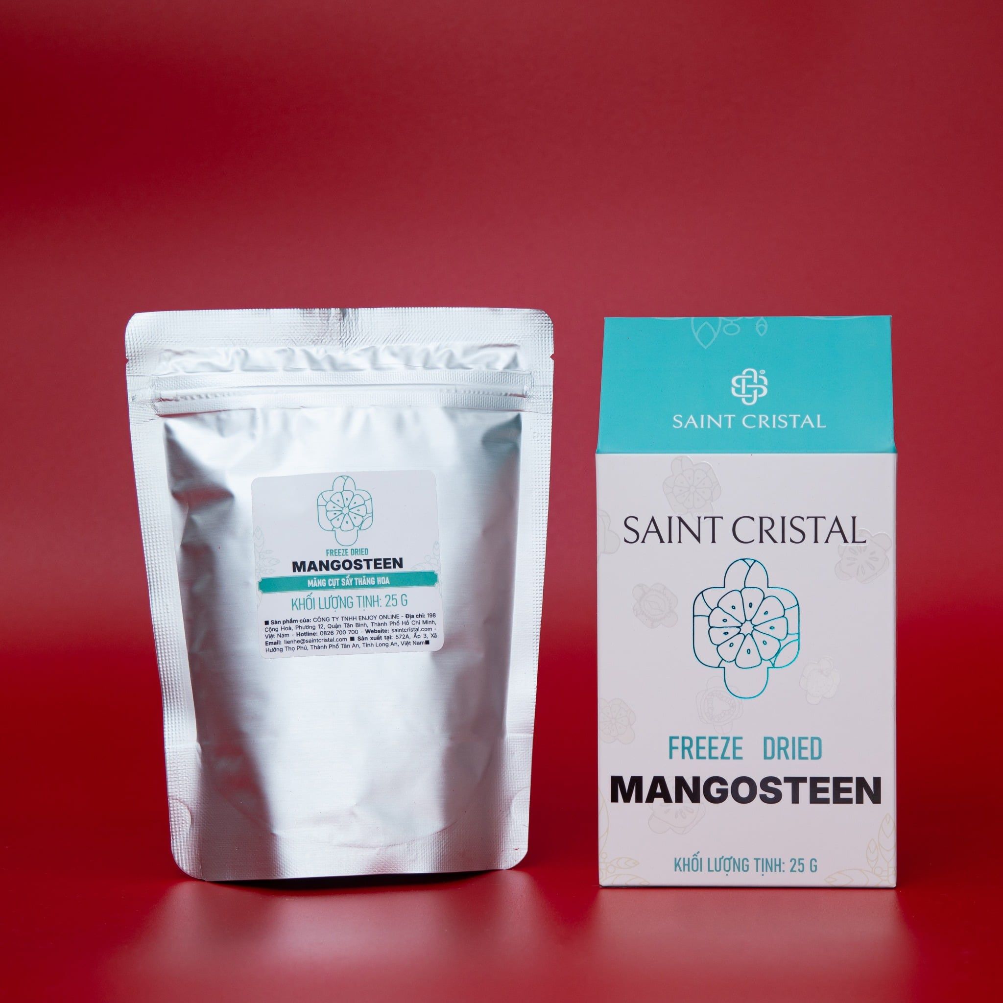  Măng Cụt Sấy Thăng Hoa Saint Cristal 25G 
