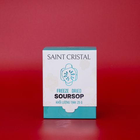  Mãng Cầu Xiêm Sấy Thăng Hoa Saint Cristal 25G 