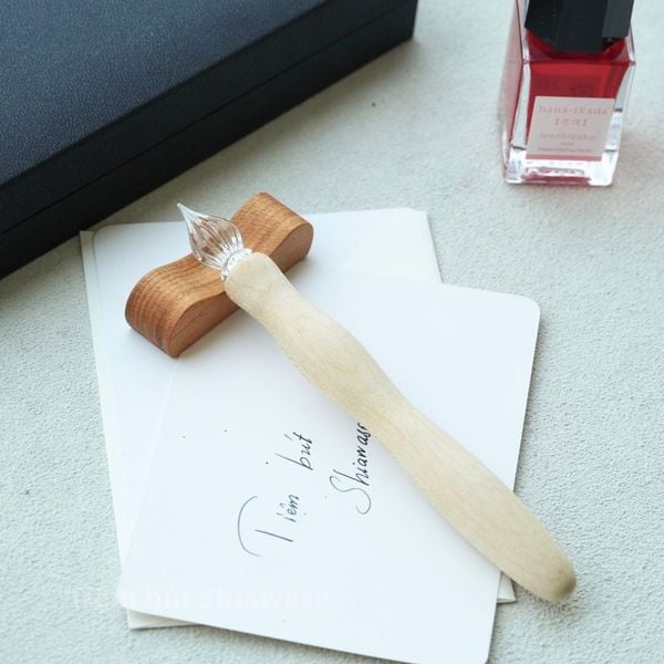  Bút Wancher Kuretake Wood Glass Dip Pen Set - Senbonzakura 