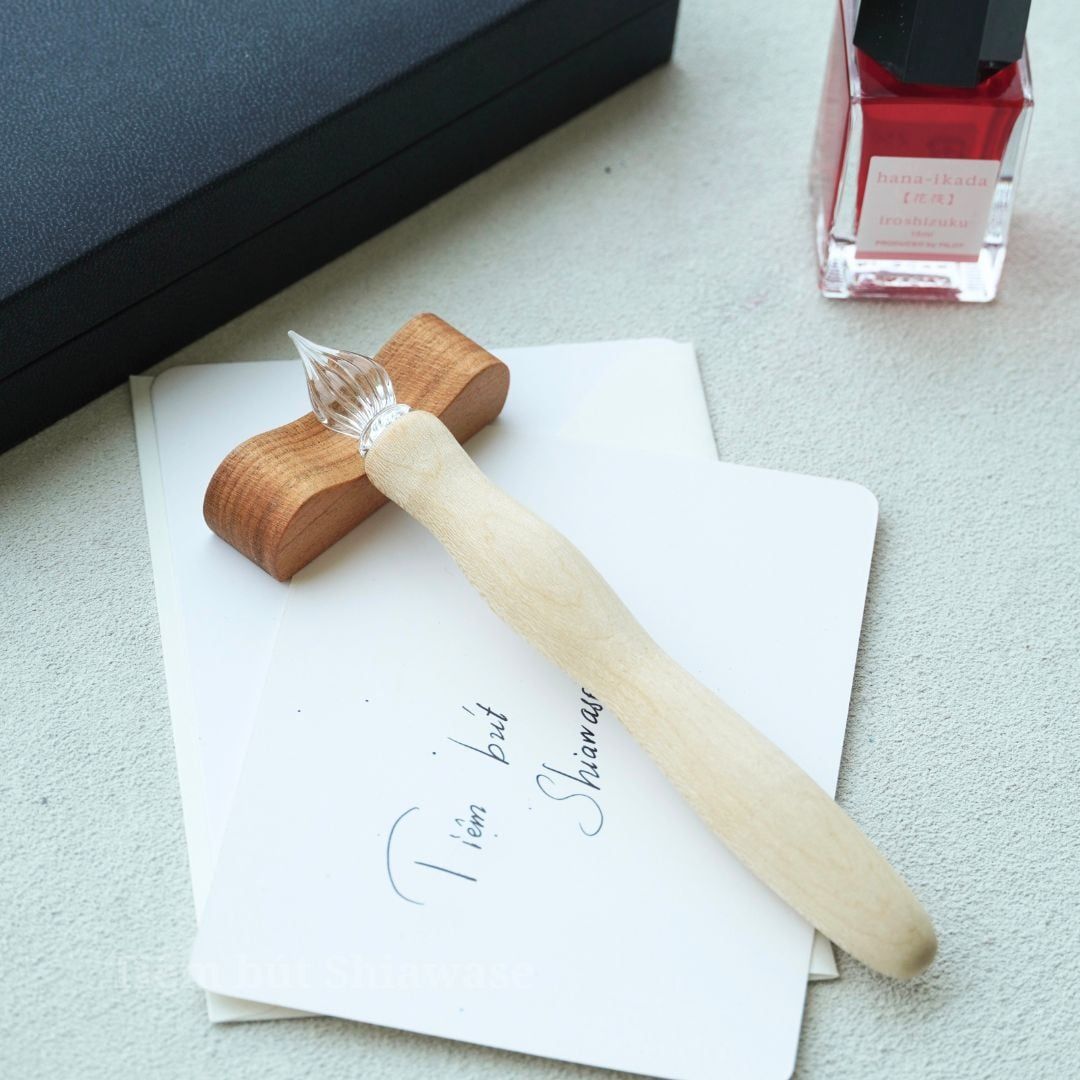  Bút Wancher Kuretake Wood Glass Dip Pen Set - Senbonzakura 