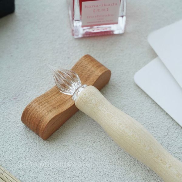  Bút Wancher Kuretake Wood Glass Dip Pen Set - Senbonzakura 