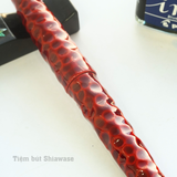  Bút Máy Wancher Aizu Urushi - Kikkou-nuri - Akatamenuri 