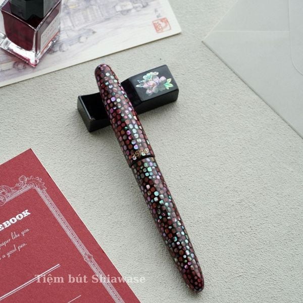  Bút Máy Wancher Dream Pen Raden - Shuryu (Limited Edition) - Sơn Mài Khảm Trai Nhật Bản 