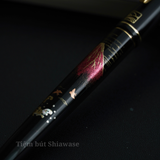  Bút Máy Wancher x Kuretake Kindai Makie Fountain Pen - Aka Fuji - Black 