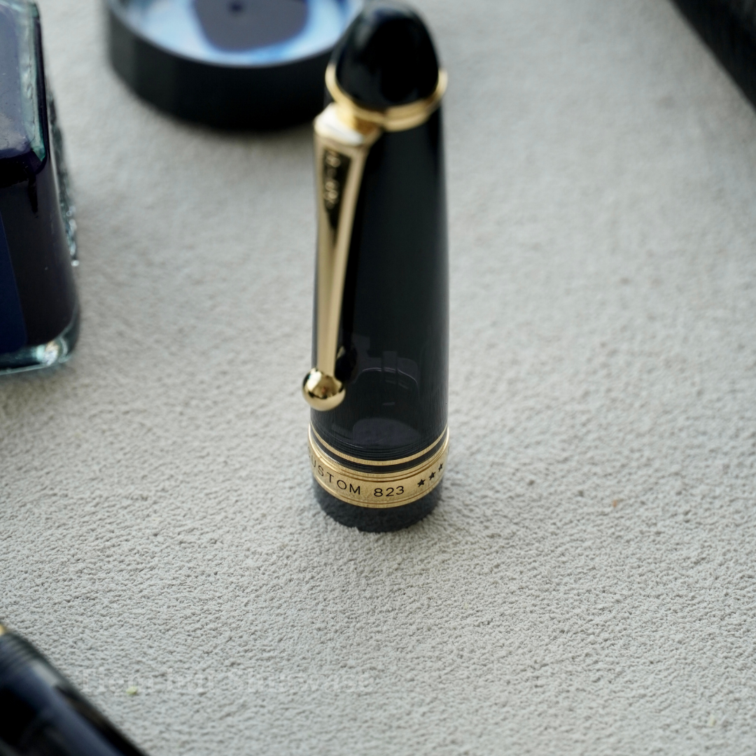  Bút Máy Pilot Custom 823 - Transparent Black - Đen Trong Suốt 