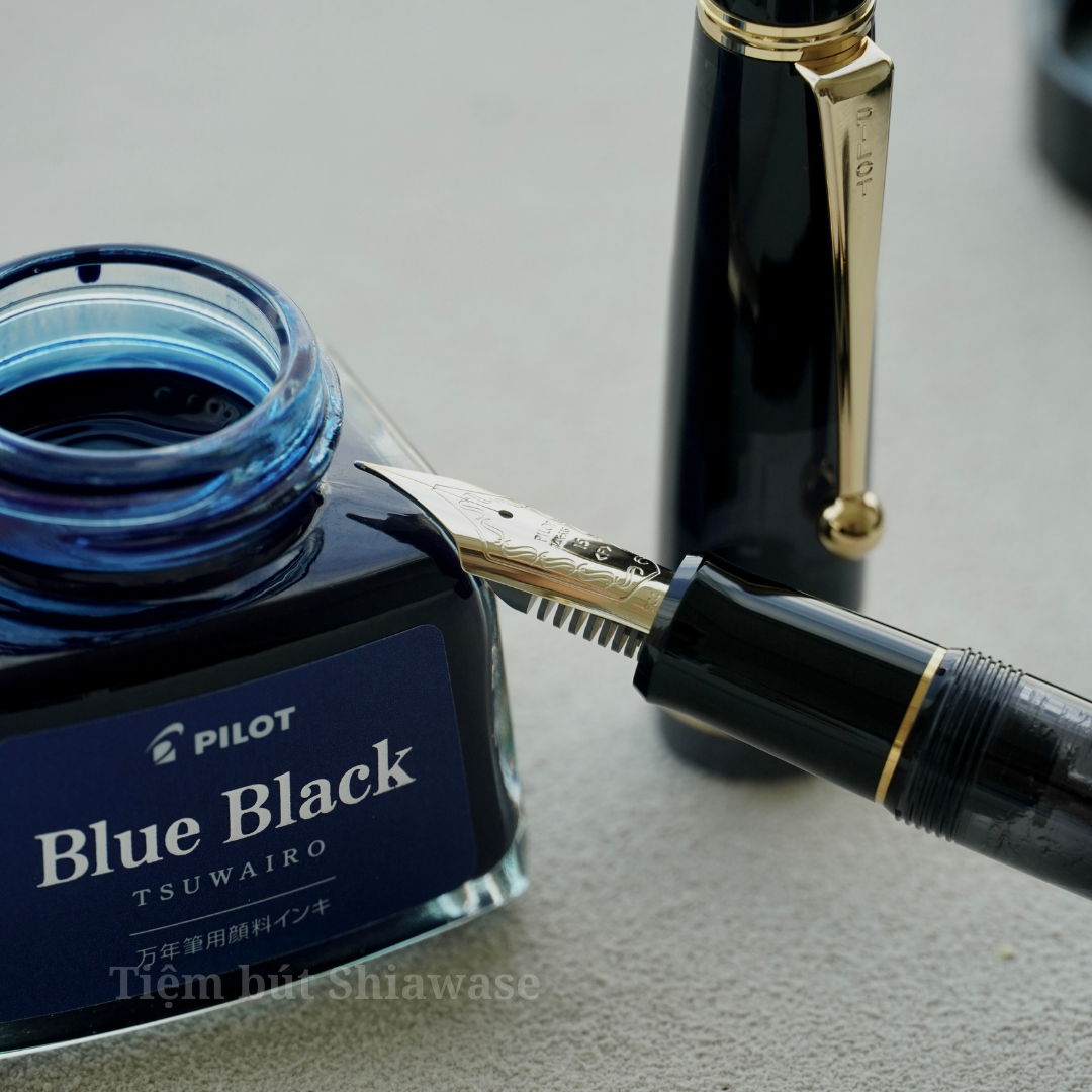  Bút Máy Pilot Custom 823 - Transparent Black - Đen Trong Suốt 