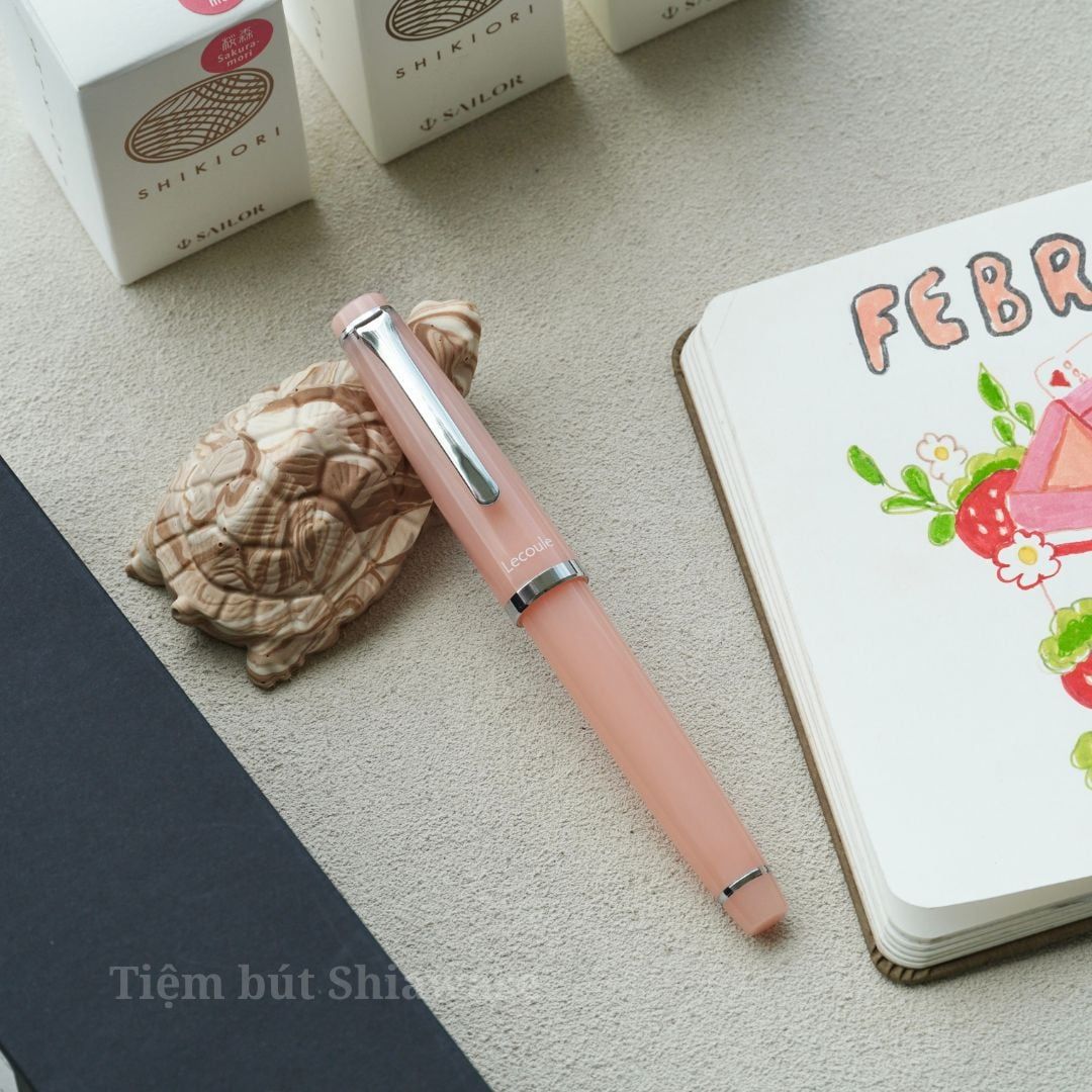  Bút Máy Sailor Lecoule Power Stone Color - Rose Quartz - Hồng Nhạt 