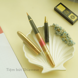  Wancher Kuretake Kindai Maki-e - Aka Fuji (Brush & Felt Pen Set) 