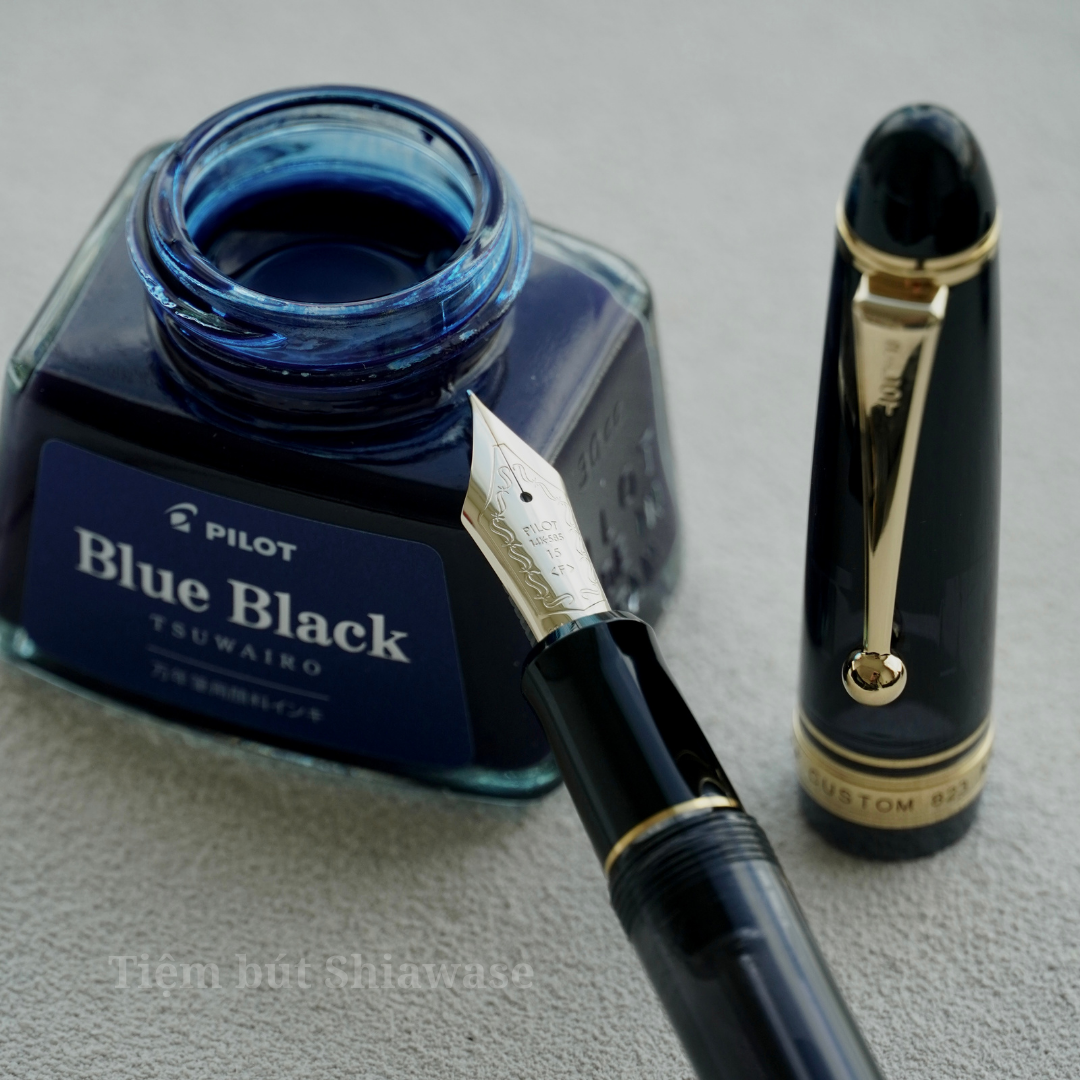  Bút Máy Pilot Custom 823 - Transparent Black - Đen Trong Suốt 