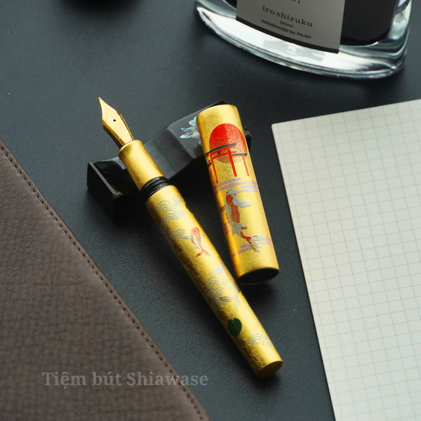  Wancher Sekai Rising Sun Maki-e - KOI 