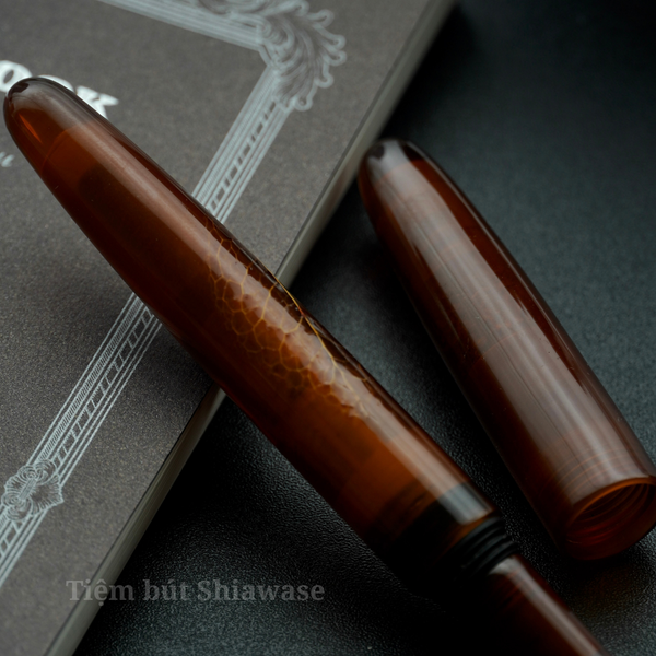  Bút Máy Wancher Kiei Urushi Tamesukashi Toumei - Kiei Camellia Japonica 