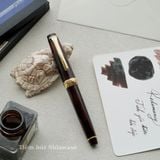  Bút Máy WancherxSailor Mocha Brown 14K 