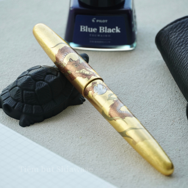  Wancher Dream Pen Rising Sun Maki-e - Dragon 