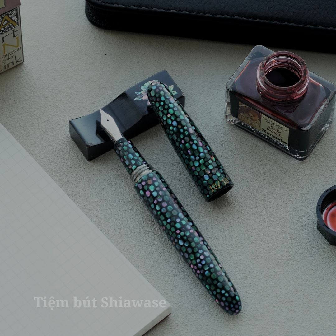 Bút Máy Wancher Dream Pen Raden - Sourin - Sơn Mài Khảm Trai Nhật Bản 