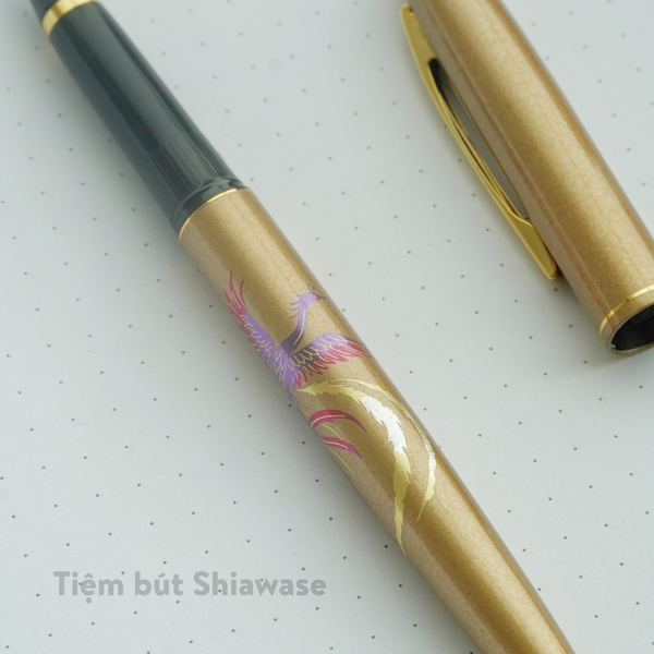  Wancher Kuretake Kindai Maki-e - Zuichou Houou (Brush & Felt Pen Set) 