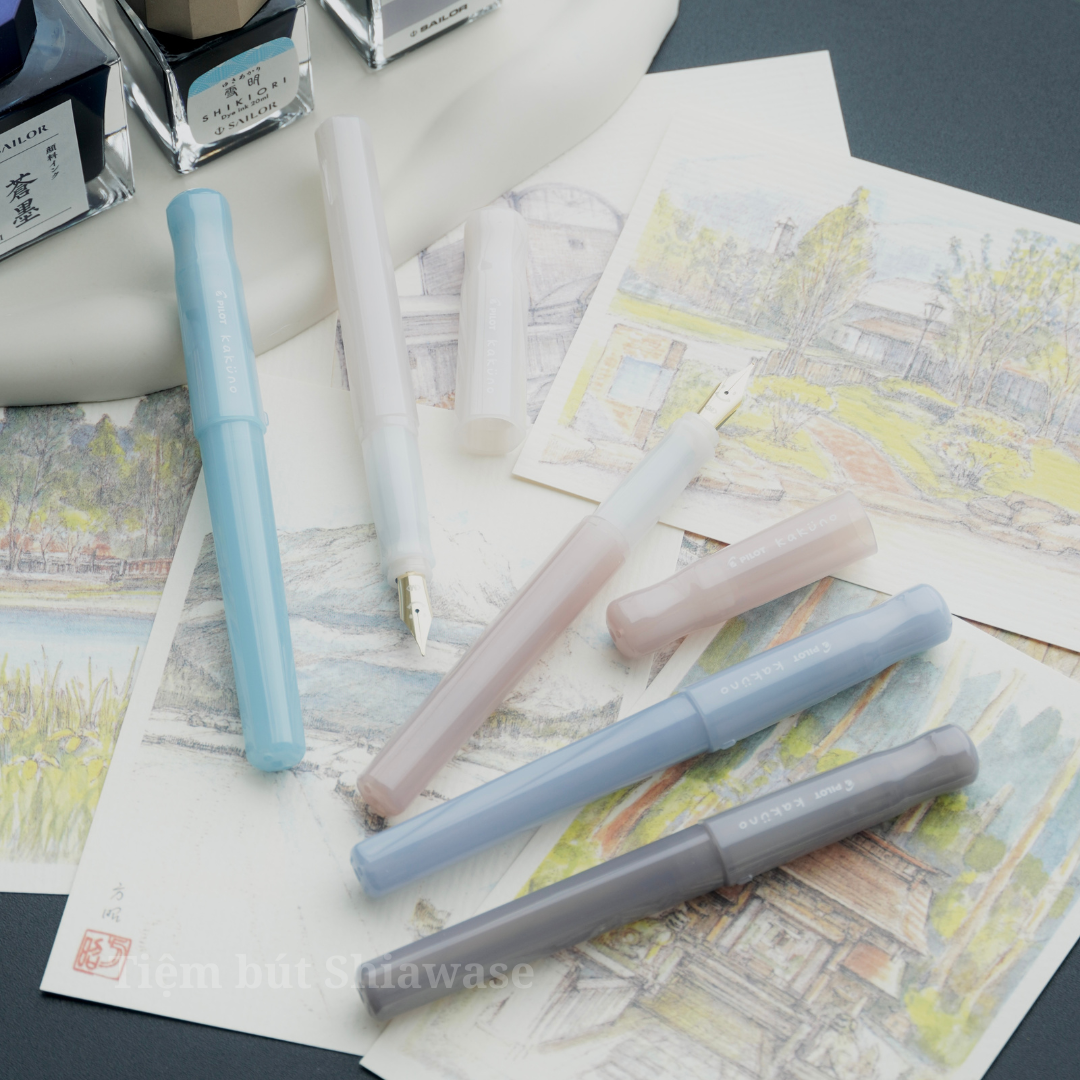  Bút Máy Pilot Kakuno Madoromi - Phiên Bản Màu Pastel Mới 