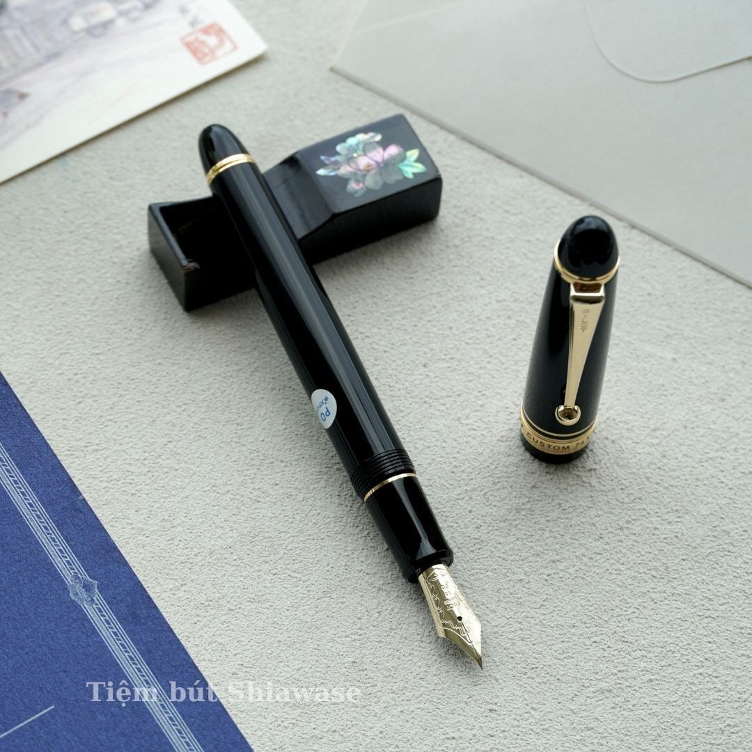  Bút Máy Pilot Custom 743 - Black - Đen 