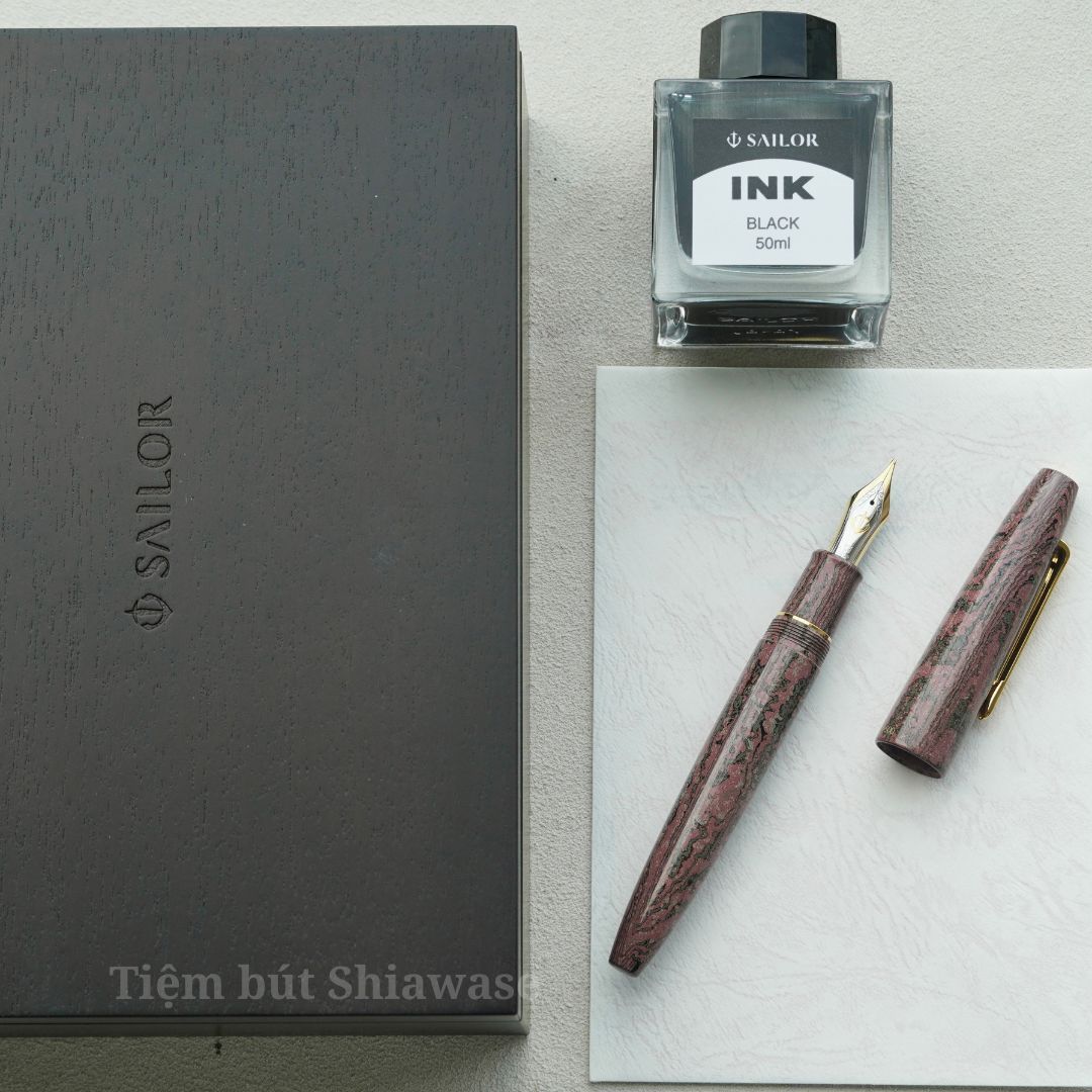  Bút Máy Sailor Naginata Togi Ebonite - Umesaki 