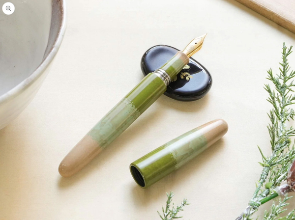  Bút Máy Wancher Hirota Urushi – Chawan-iro - Matcha 