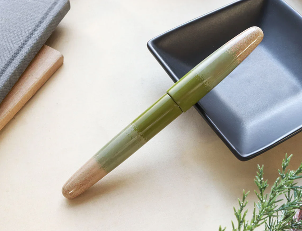  Bút Máy Wancher Hirota Urushi – Chawan-iro - Matcha 